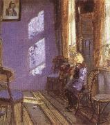 Anna Ancher, Sunlight in the Blue Room